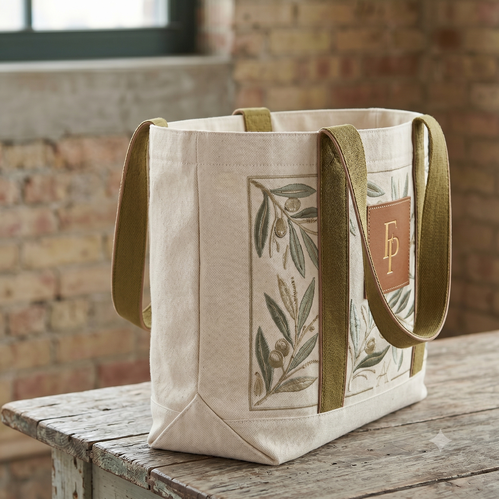 leafy classic tote leafy classic tote