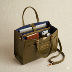 Home Premium Vegan Leather Tote 3